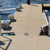 Beige mini mesh pontoon grating