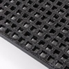 black gritted mini mesh